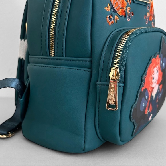 Loungefly Disney Pixar Brave Merida Triplets Mini Backpack - Picture 6 of 12